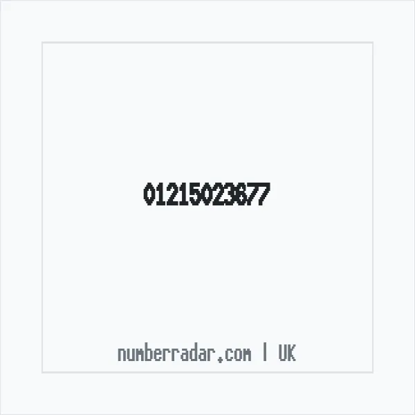 Reverse number check for +44 121 502 3677 — who called me?
