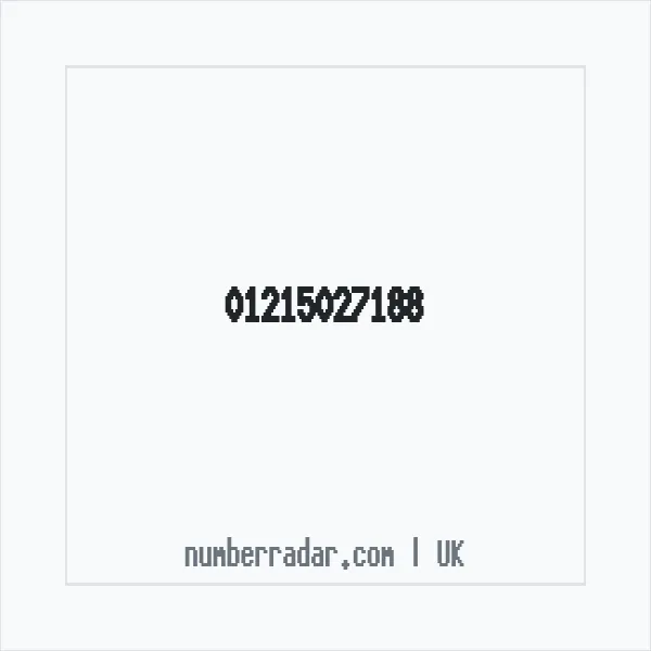 Reverse number check for +44 121 502 7188 — who called me?