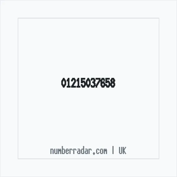 Reverse number check for +44 121 503 7658 — who called me?