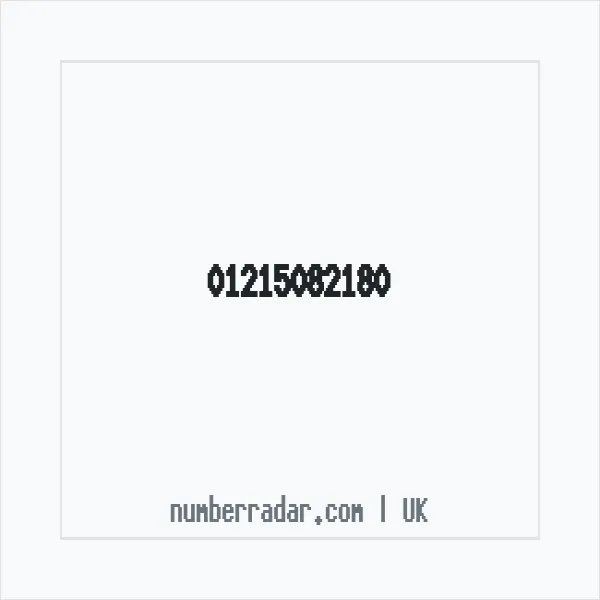 Reverse number check for +44 121 508 2180 — who called me?