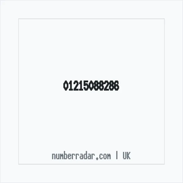 Reverse number check for +44 121 508 8286 — who called me?