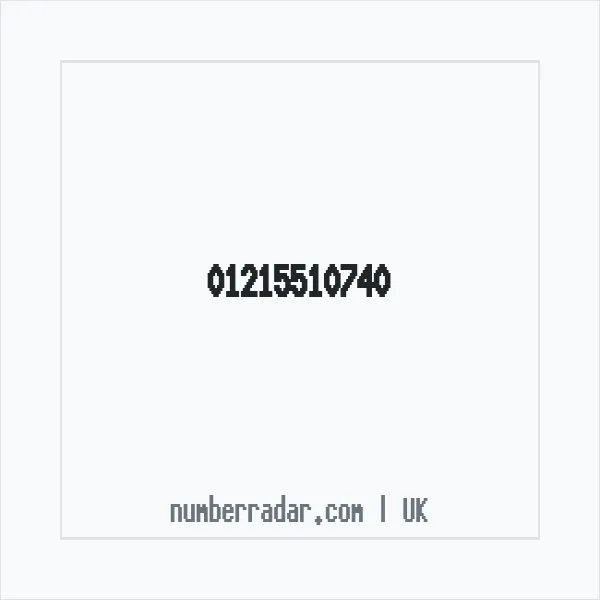 Reverse number check for +44 121 551 0740 — who called me?
