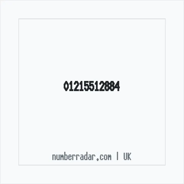 Reverse number check for +44 121 551 2884 — who called me?