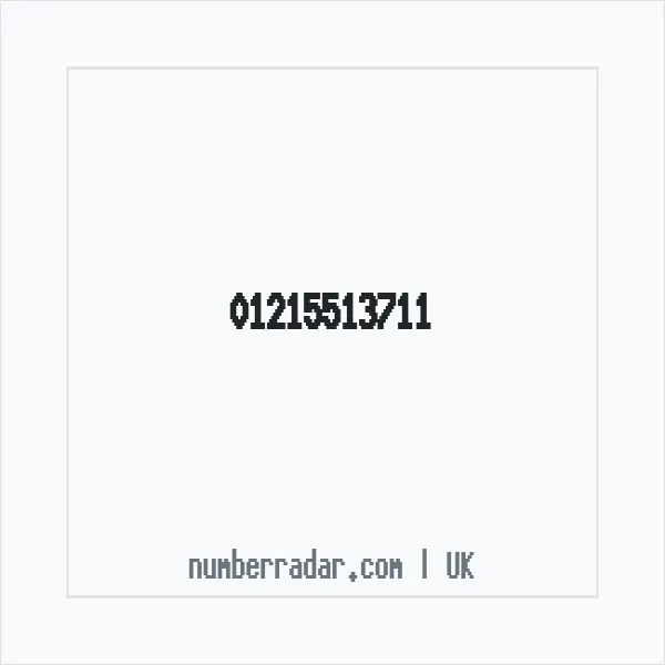 Reverse number check for +44 121 551 3711 — who called me?