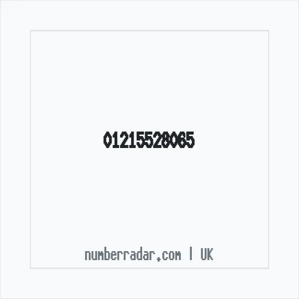 Reverse number check for +44 121 552 8065 — who called me?