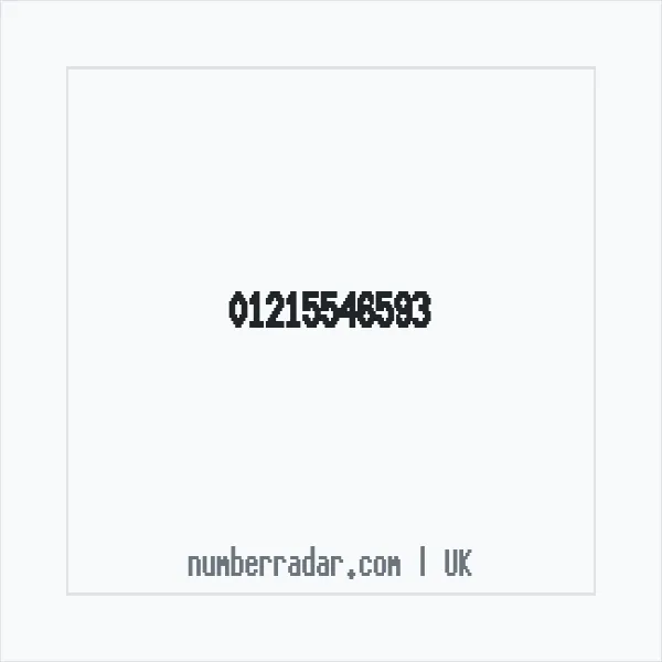 Reverse number check for +44 121 554 6593 — who called me?