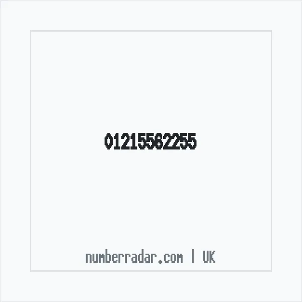 Reverse number check for +44 121 556 2255 — who called me?