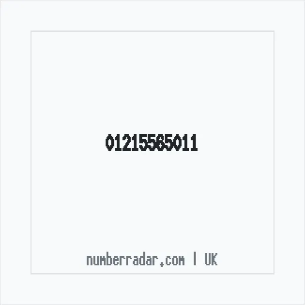 Reverse number check for +44 121 556 5011 — who called me?