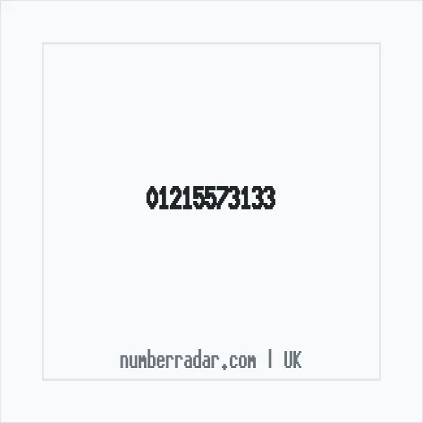 Reverse number check for +44 121 557 3133 — who called me?