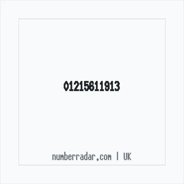 Reverse number check for +44 121 561 1913 — who called me?