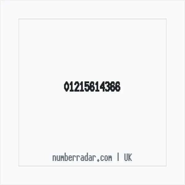 Reverse number check for +44 121 561 4366 — who called me?