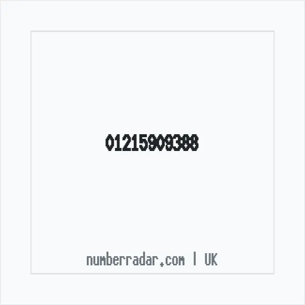 Reverse number check for +44 121 590 9388 — who called me?