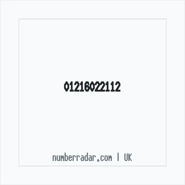 Reverse number check for +44 121 602 2112 — who called me?
