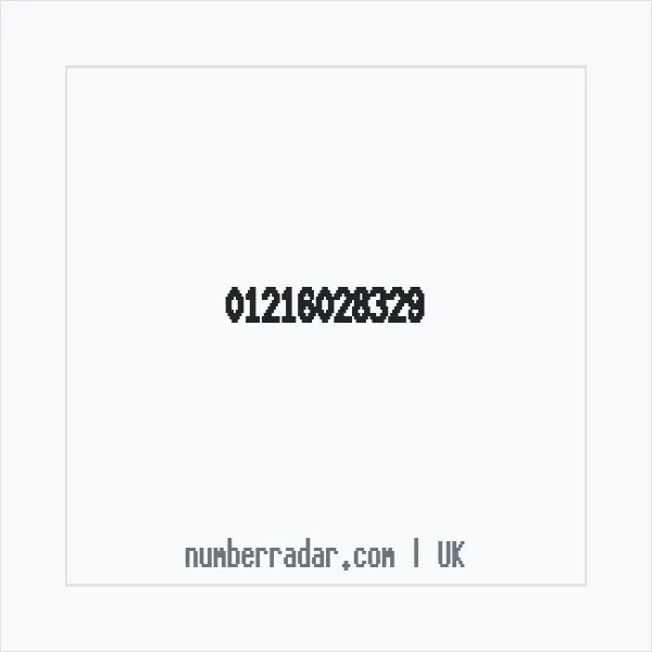 Reverse number check for +44 121 602 8329 — who called me?