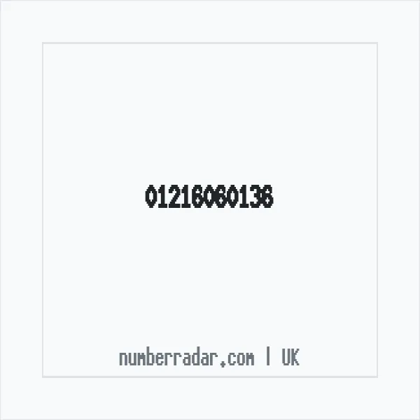 Reverse number check for +44 121 606 0136 — who called me?