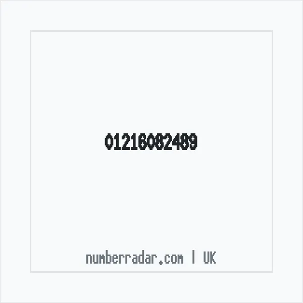 Reverse number check for +44 121 608 2489 — who called me?