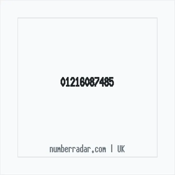 Reverse number check for +44 121 608 7485 — who called me?