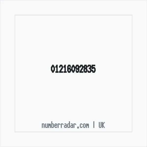 Reverse number check for +44 121 609 2835 — who called me?
