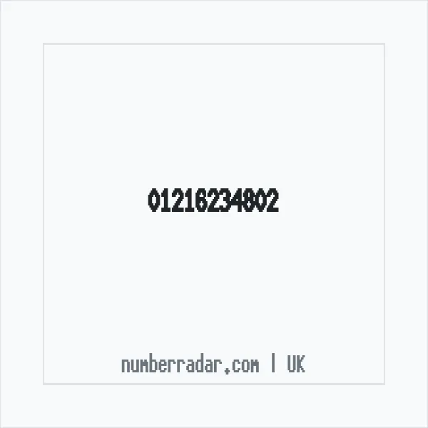 Reverse number check for +44 121 623 4802 — who called me?