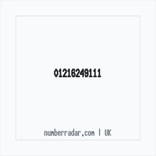 Reverse number check for +44 121 624 9111 — who called me?