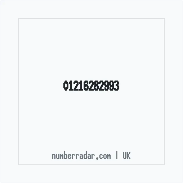 Reverse number check for +44 121 628 2993 — who called me?