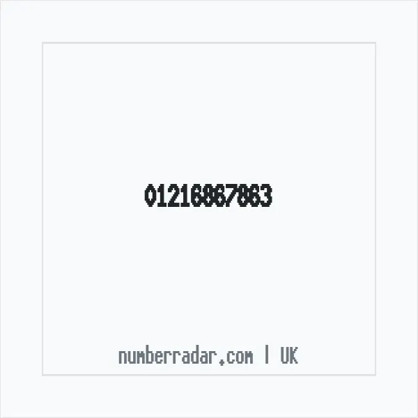 Reverse number check for +44 121 686 7863 — who called me?