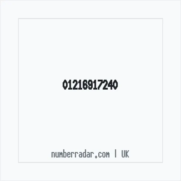 Reverse number check for +44 121 691 7240 — who called me?