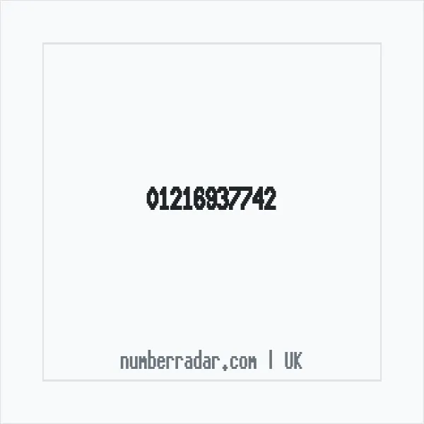 Reverse number check for +44 121 693 7742 — who called me?