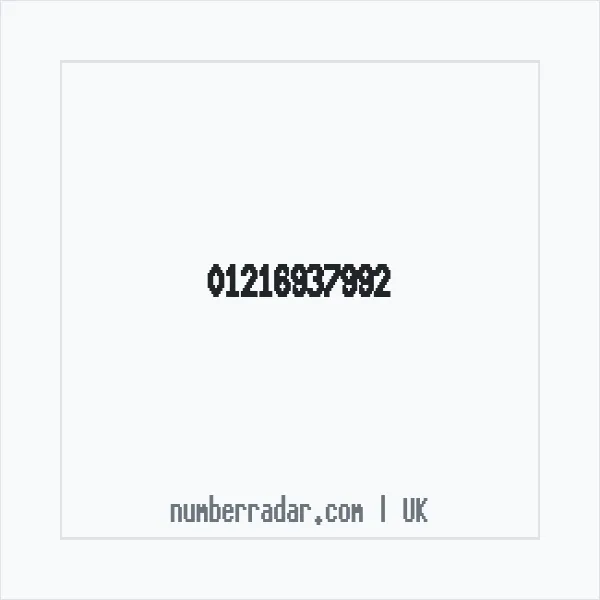 Reverse number check for +44 121 693 7992 — who called me?