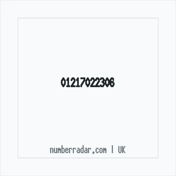 Reverse number check for +44 121 702 2306 — who called me?