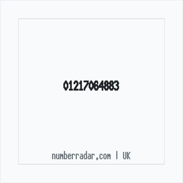 Reverse number check for +44 121 706 4883 — who called me?