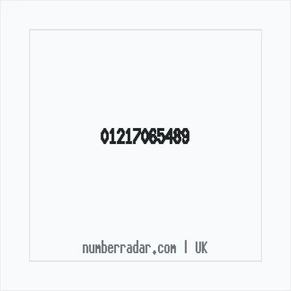 Reverse number check for +44 121 706 5489 — who called me?