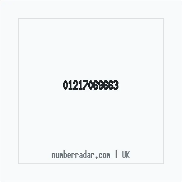 Reverse number check for +44 121 706 9663 — who called me?