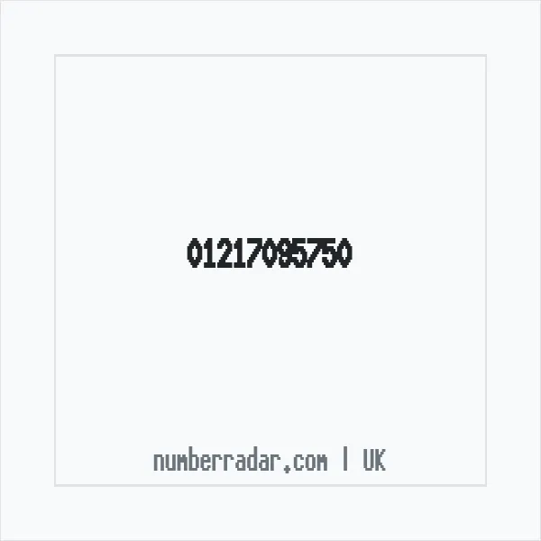 Reverse number check for +44 121 709 5750 — who called me?