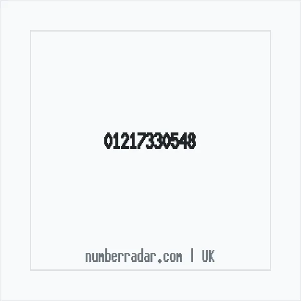 Reverse number check for +44 121 733 0548 — who called me?