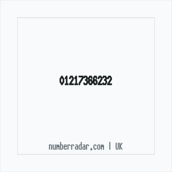 Reverse number check for +44 121 736 6232 — who called me?