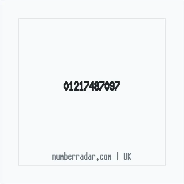 Reverse number check for +44 121 748 7097 — who called me?