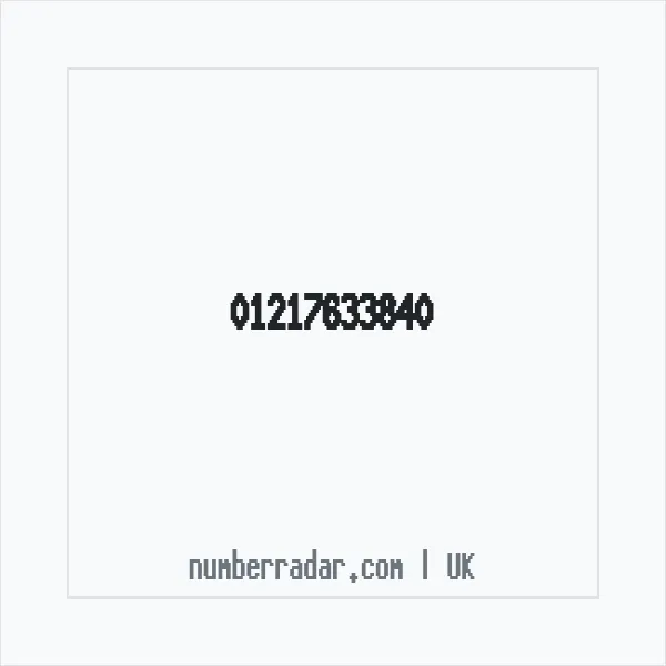 Reverse number check for +44 121 763 3840 — who called me?