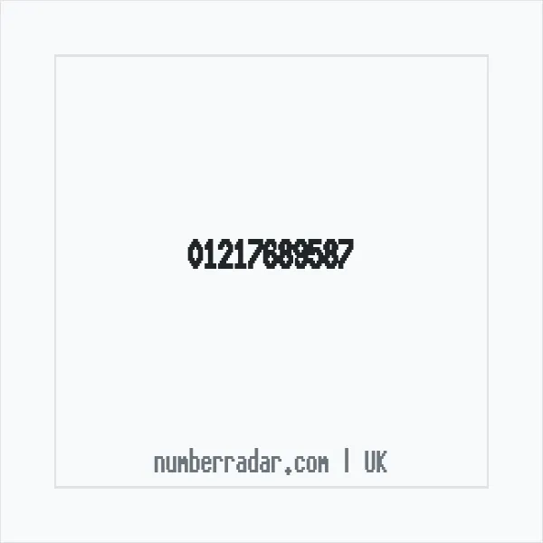 Reverse number check for +44 121 768 9587 — who called me?