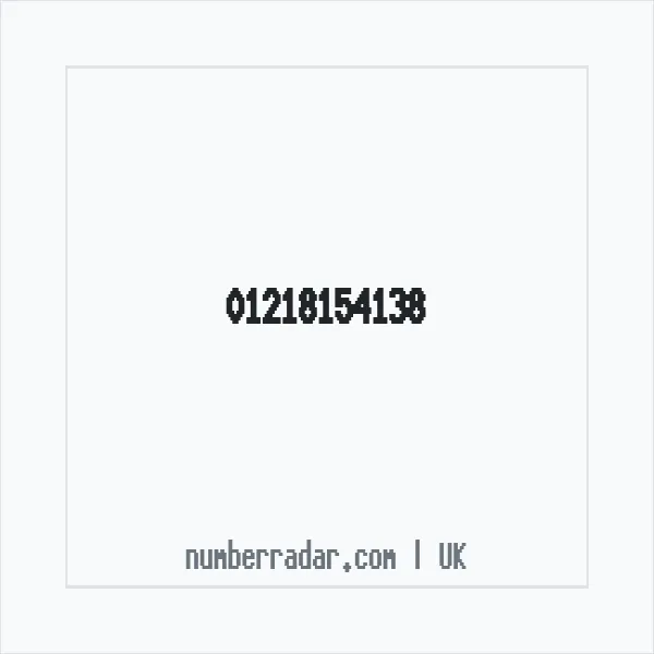 Reverse number check for +44 121 815 4138 — who called me?