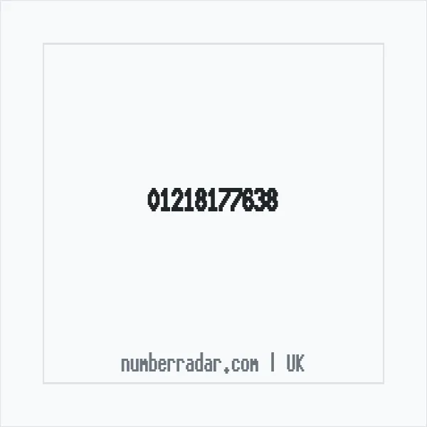 Reverse number check for +44 121 817 7638 — who called me?