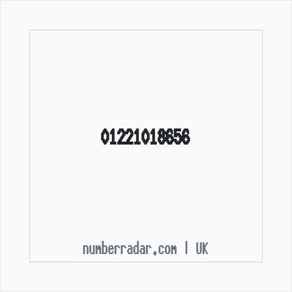 Reverse number check for +44 1221 018656 — who called me?