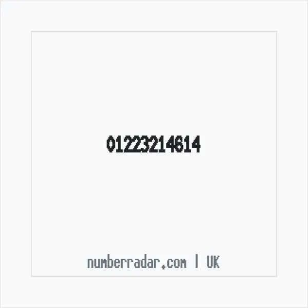 Reverse number check for +44 1223 214614 — who called me?