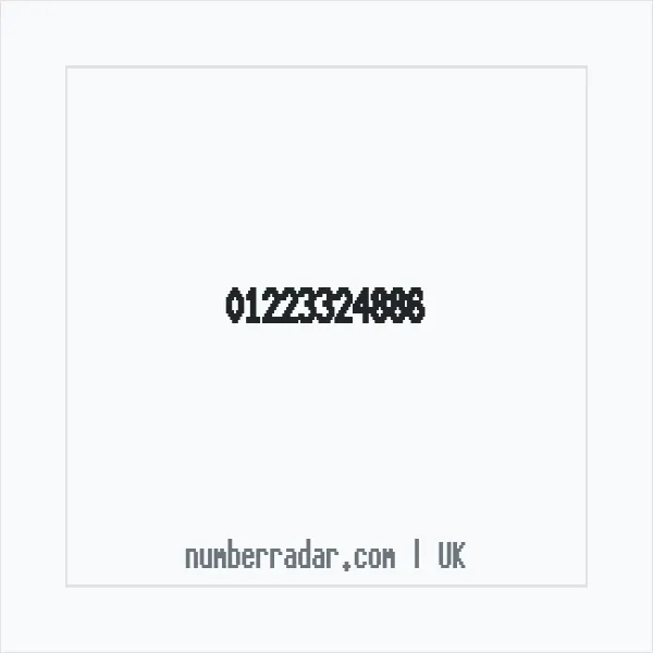 Reverse number check for +44 1223 324886 — who called me?