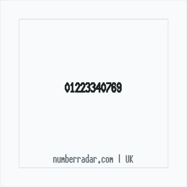 Reverse number check for +44 1223 340769 — who called me?