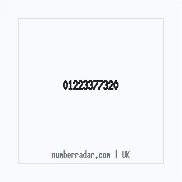 Reverse number check for +44 1223 377320 — who called me?