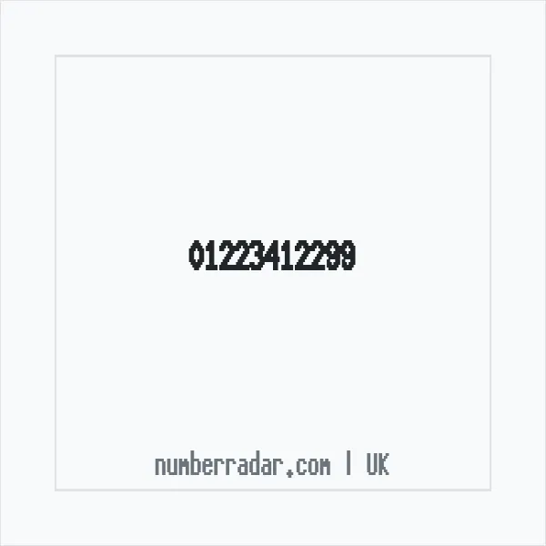 Reverse number check for +44 1223 412299 — who called me?