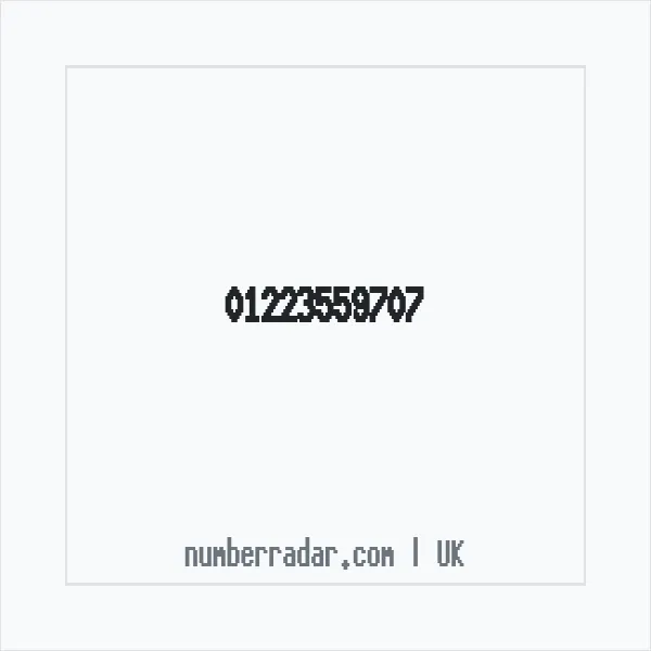 Reverse number check for +44 1223 559707 — who called me?