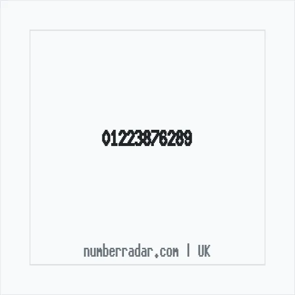 Reverse number check for +44 1223 876289 — who called me?