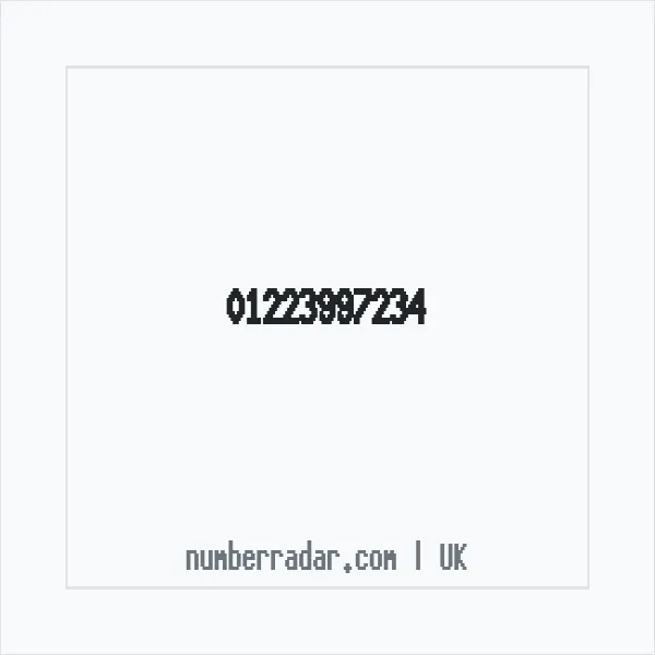 Reverse number check for +44 1223 997234 — who called me?